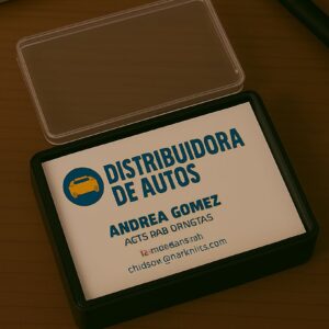 Tarjetas de Presentación a todo color en cartulina opalina blanca de 9x5 cms.